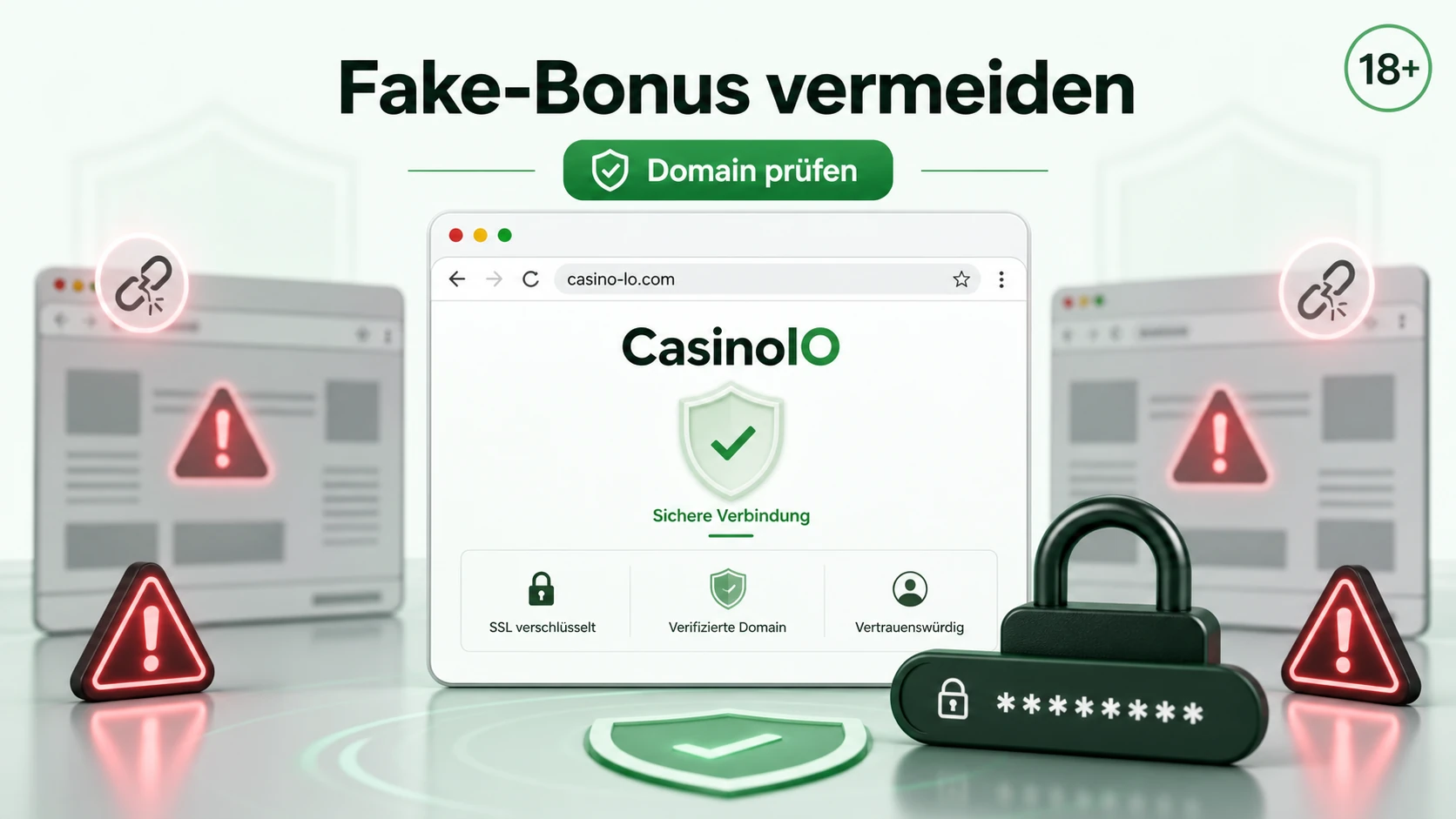 Fake-Bonusseiten und private Bonushelfer vermeiden