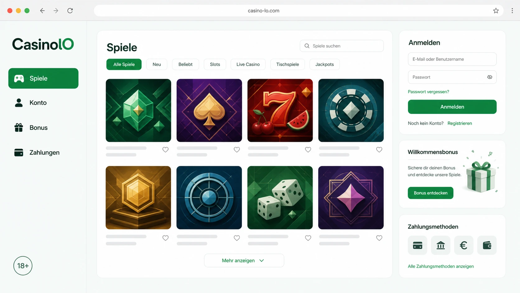 CasinolO Online Casino und Casino Online richtig einordnen
